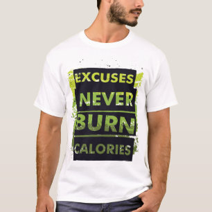 Keine Ausreden, nur Ergebnisse" - Motivierend Fitn T-Shirt