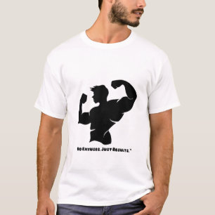 Keine Ausreden nur Ergebnisse - Motivierend Gym-T  T-Shirt