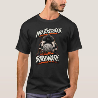 Keine Ausreden. Nur Stärke. – Strongman T-Shirt