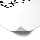 Keine Ausreden Poster (Ecke)