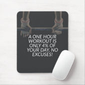 Keine Ausreden - Workout-Motivierend Mousepad (Mit Mouse)