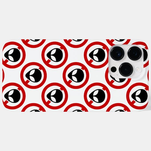 KEINE AUSSERIRDISCHEN Case-Mate iPhone HÜLLE (Rückseite (Horizontal))