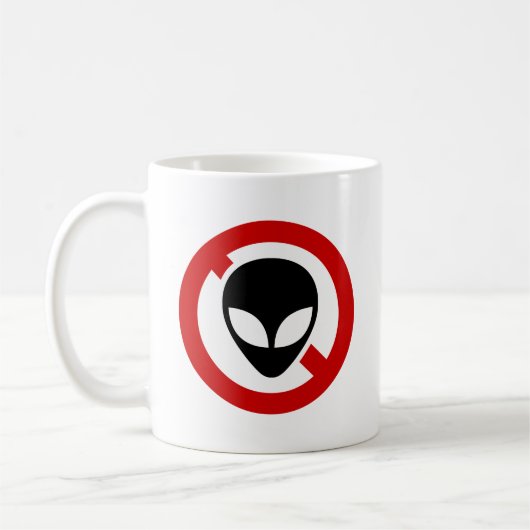 KEINE AUSSERIRDISCHEN KAFFEETASSE (Links)