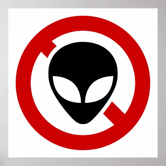 KEINE AUSSERIRDISCHEN POSTER (Vorne)