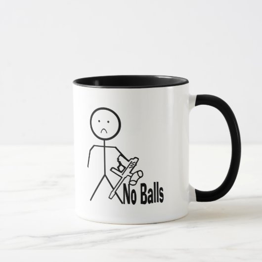 Keine Balls Tasse (Rechts)