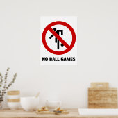 KEINE Ballspiele ⚠ Thai Park Schild ⚠ (Küche)