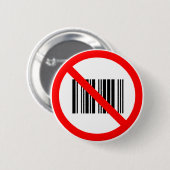 Keine Barcodes Button (Vorne & Hinten)