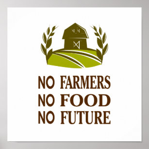 keine Bauer für Nahrung Poster