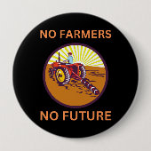 Keine Bauer Kein deutscher Protest Button (Vorderseite)