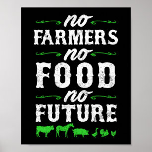 Keine Bauer Keine Nahrung keine Zukunft Poster