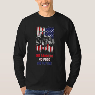 Keine Bauern, kein Essen, keine Zukunft, für leide T-Shirt