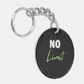 Keine Begrenzung Schlüsselanhänger (Vorderseite links)