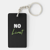 Keine Begrenzung Schlüsselanhänger (Rückseite)