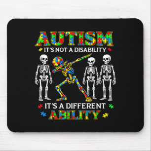 Keine Behinderung, andere Fähigkeit für Kinder Aut Mousepad