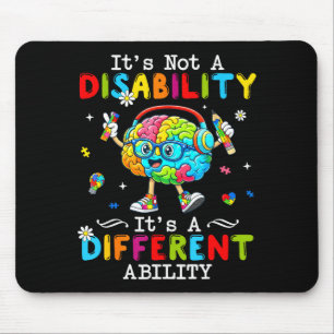Keine Behinderung, eine andere Fähigkeit, Autismus Mousepad