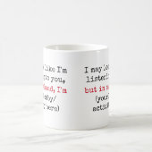 Keine benutzerdefinierten Funny Quotes Co. Kaffeetasse (Mittel)