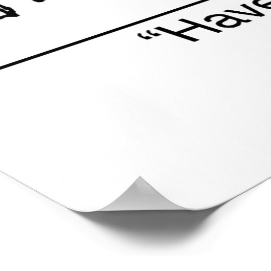 Keine Berufskompetenz? Poster (Ecke)