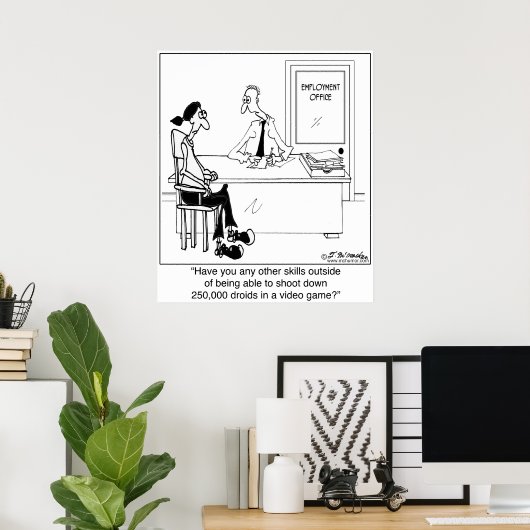 Keine Berufskompetenz? Poster (Heimbüro)