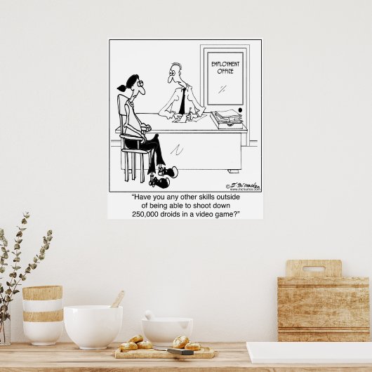 Keine Berufskompetenz? Poster (Küche)