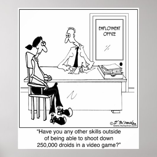 Keine Berufskompetenz? Poster (Vorne)