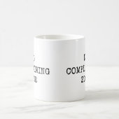 KEINE BESCHWERDEZONE-TASSE KAFFEETASSE (Mittel)