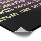 Keine Bewerbung Poster (Ecke)