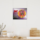 Keine Bewerbung Poster (Küche)