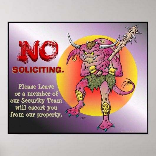 Keine Bewerbung Poster (Vorne)