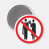 Keine Bibelwirbel Magnet (Vorderseite/Rückseite)