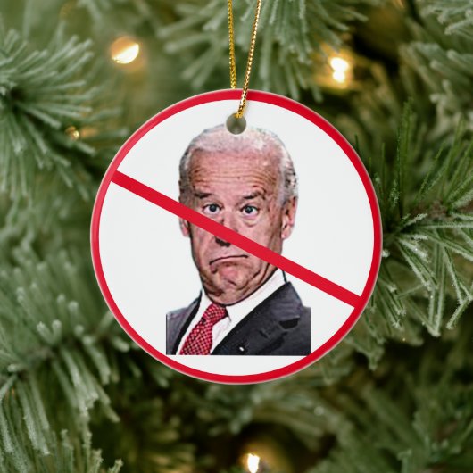 KEINE BIDEN KERAMIK ORNAMENT (Baum)