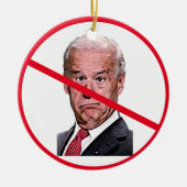 KEINE BIDEN KERAMIK ORNAMENT (Vorne)