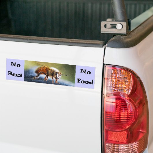 Keine Bienen kein Essen Autoaufkleber (Auf Lkw)