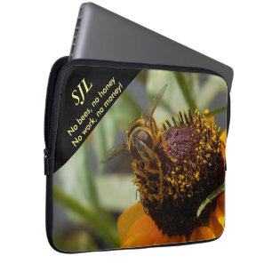 "Keine Bienen, kein Honig-" Neopren-Laptop-Hülse Laptopschutzhülle