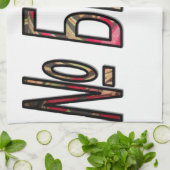 Keine Bigiji-Textkunst Handtuch (Gefaltet)