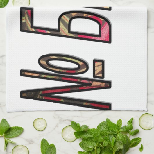 Keine Bigiji-Textkunst Handtuch (Gefaltet)