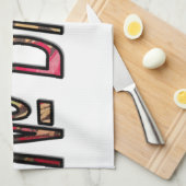 Keine Bigiji-Textkunst Handtuch (Viertel Falte)