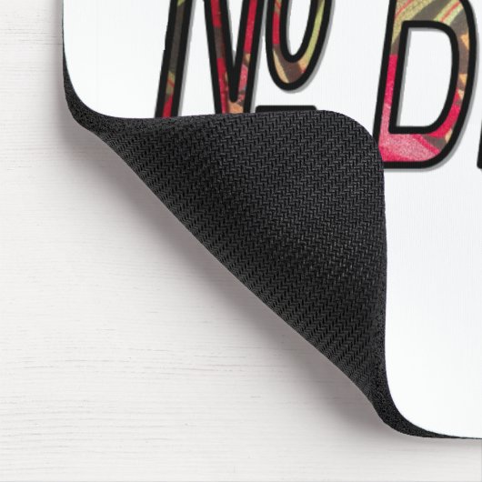 Keine Bigiji-Textkunst Mousepad (Ecke)