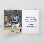 KEINE BIRTHDAY-KARTE FLIEGEN DANKESKARTE (Innenseite)