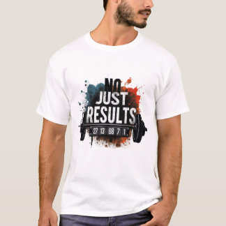 Keine bloßen Ergebnisse | Explosiver Gym-Timer & L T-Shirt
