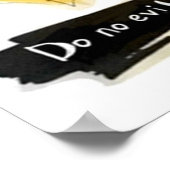 Keine bösen Kriegerkatzen Power von drei Illustrat Poster (Ecke)