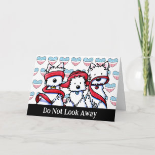 Keine bösen Westies Card Dankeskarte
