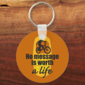 Keine Botschaft ist lebenswert Schlüsselanhänger (Vorderseite)