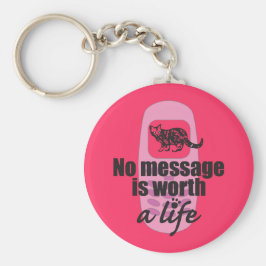 Keine Botschaft ist lebenswert Schlüsselanhänger