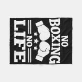 Keine Boxen Kein Leben Boxhandschuhe Boxhandschuhe Fleecedecke (Vorderseite (Horizontal))