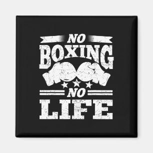 Keine Boxen keine Boxhandschuhe Magnet