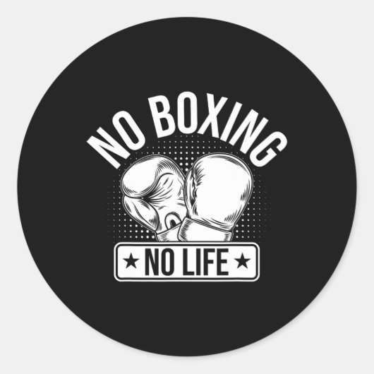 Keine Boxen Nummer 1 Runder Aufkleber (Vorderseite)