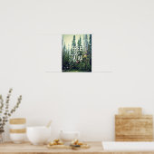 Keine Bras im Wald erlaubt Poster (Küche)