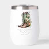 Keine Braut fährt allein florales Cowgirl Boots Cu (Vorderseite)