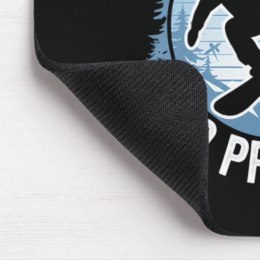 Keine Bremsen kein Problem Snowboarden Winter Snow Mousepad (Ecke)