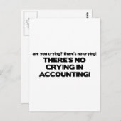 Keine Buchführung Postkarte (Vorne/Hinten)